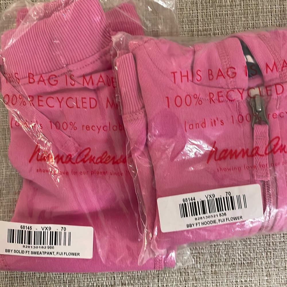 New with tags / unopened baby hoodie and sweatpants